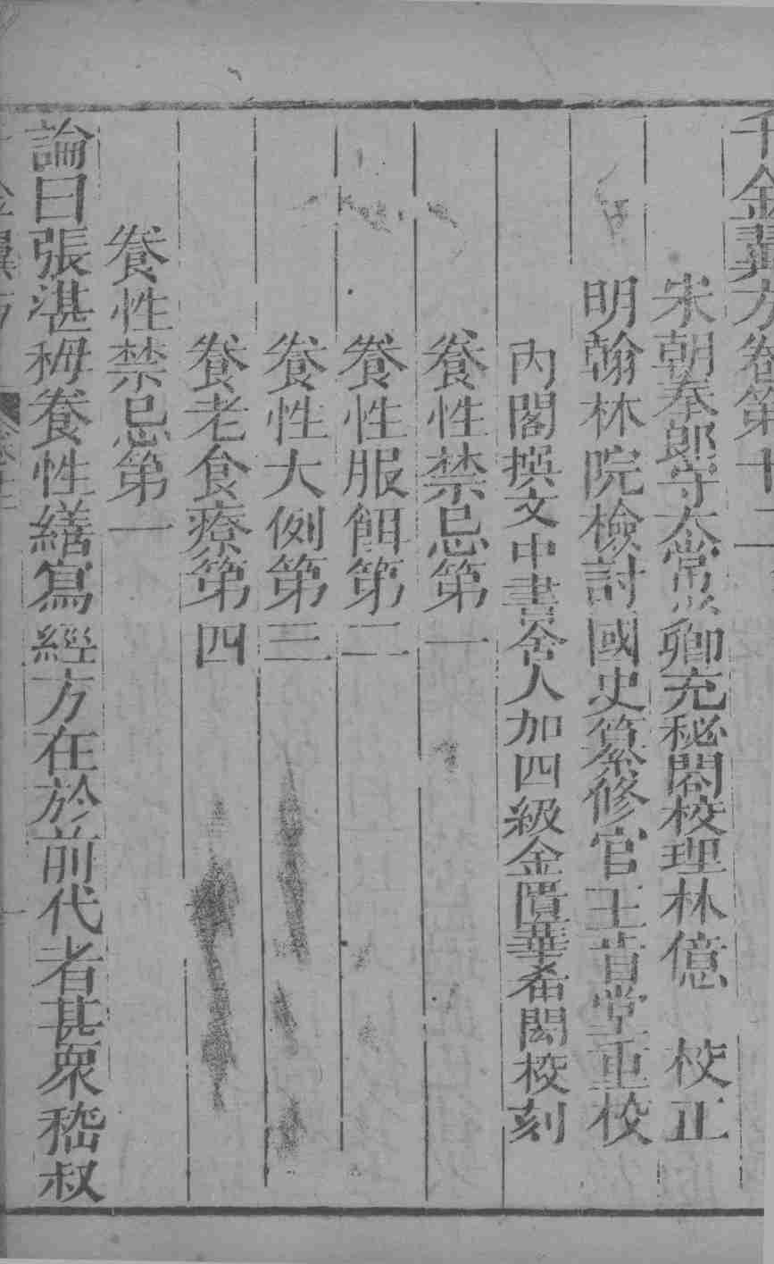 千金翼方  卷13、卷14